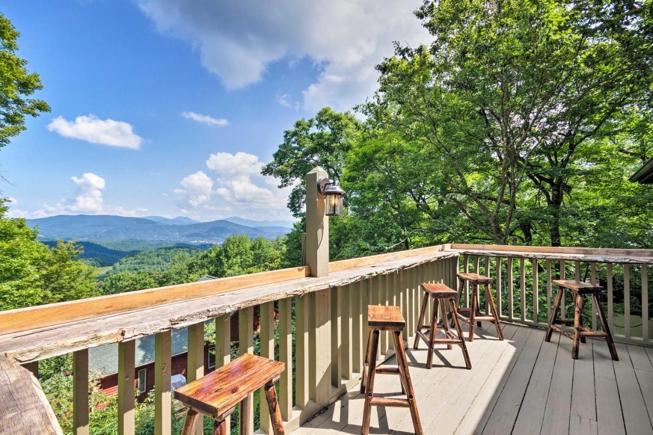 Cabin With Hot Tub And Mountain Views Less Than 5 Mi To Boone ブローイング・ロック エクステリア 写真