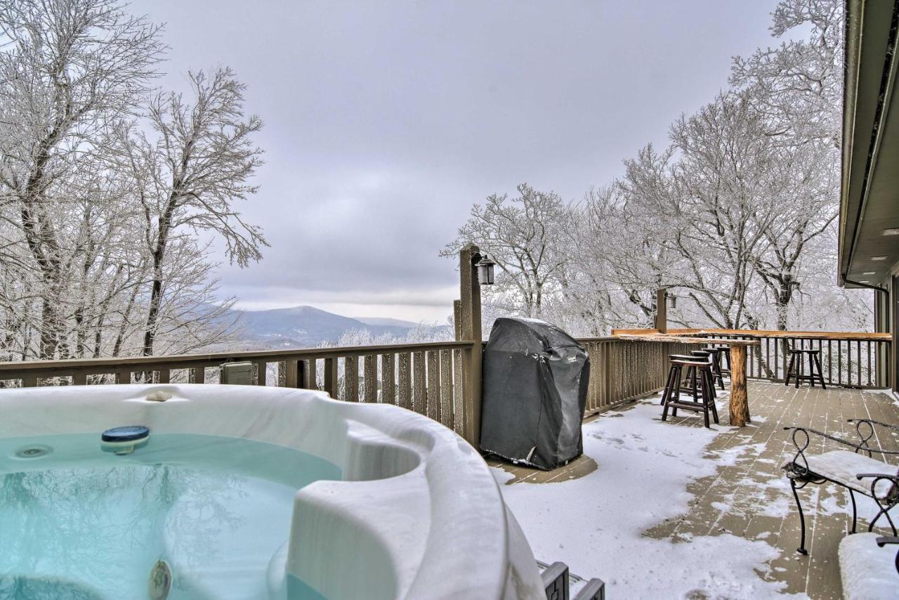 Cabin With Hot Tub And Mountain Views Less Than 5 Mi To Boone ブローイング・ロック エクステリア 写真