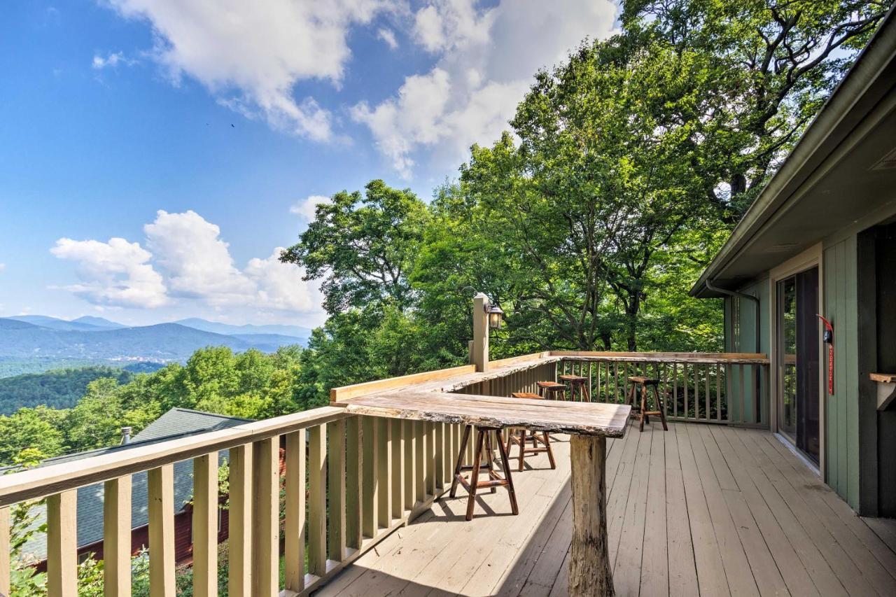 Cabin With Hot Tub And Mountain Views Less Than 5 Mi To Boone ブローイング・ロック エクステリア 写真